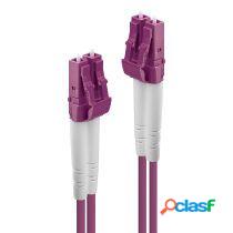 Cable de fibra optica 1 m lc om4 violeta lindy 46340