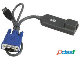Hpe kvm console usb interface adapter cable para video, teclado y ratã³n (kvm) negro