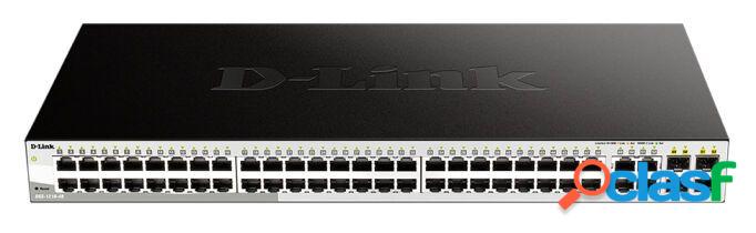 D-link dgs-1210-48 switch gestionado l2 gigabit ethernet (10/100/1000) 1u negro