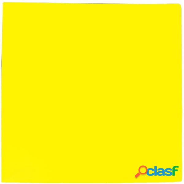Liderpapel EC61 - Carpeta con fundas, tapa flexible, A4, 10 fundas, color amarillo fluorescente opaco