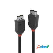Lindy 36490 cable displayport 0,5 m negro