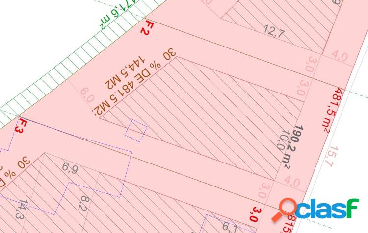 Parcela de terreno de 482 m2 en venta en Vilob/xc3/xad d/xe2/x80/x99Onyar. 4