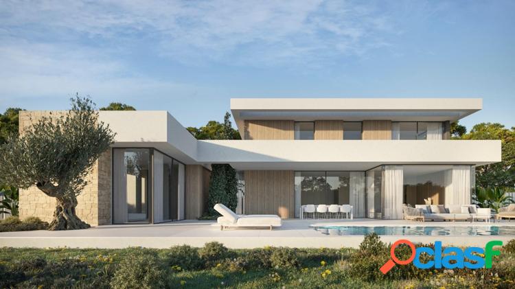 Proyecto de obra nueva de dise/xc3/xb1o moderno en moraira