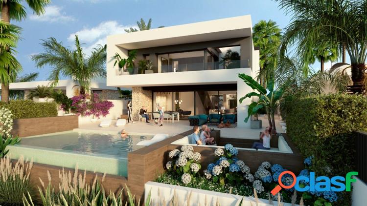 Villa de nueva construcci\xc3\xb3n junto al campo de golf en Algorfa.