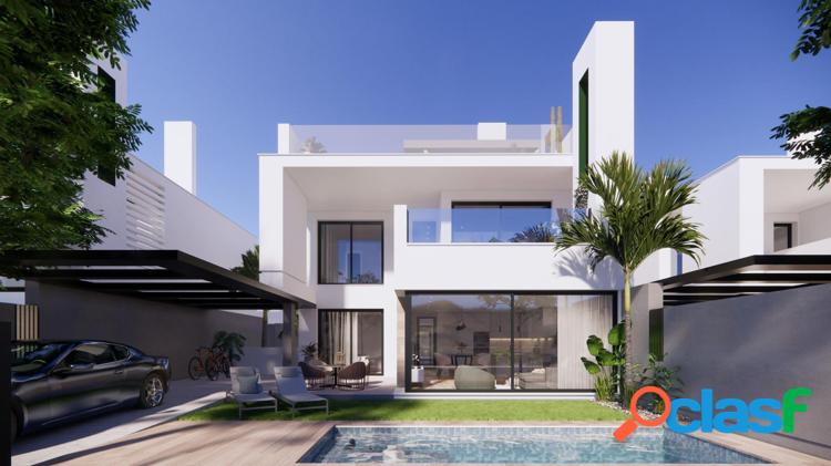 VILLAS DE OBRA NUEVA EN COMPLEJO PRIVADO EN LA PROVINCIA DE MURCIA