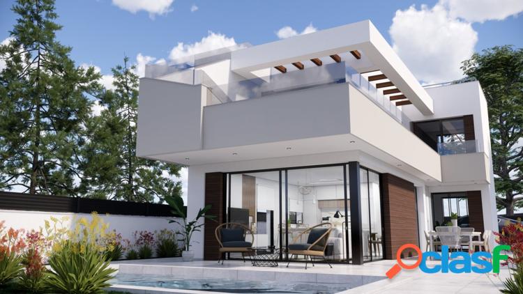 VILLAS DE OBRA NUEVA EN PILAR DE LA HORADADA EN EL CAMPO DE GOLF