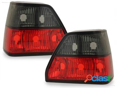 Focos faros traseros vw golf ii 83-92 rojo/ahumado Focos faros traseros vw golf ii 83-92 rojo/ahumado