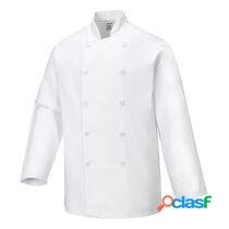 Portwest c836 chaqueta de cocina sussex, de manga larga