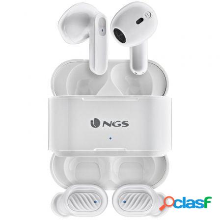 Auriculares bluetooth ngs artica duo con estuche de carga/ autonomia 5