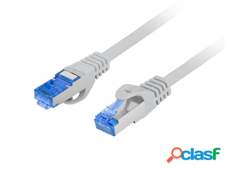 CABLE RED LANBERG LATIGUILLO CAT.6A S/FTP LSZH CCA 5M GRIS FLUKE PASSED