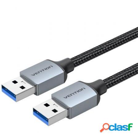 Cable usb 3.0 vention ctshf/ usb macho - usb macho/ 5gbps/ 1m/ negro