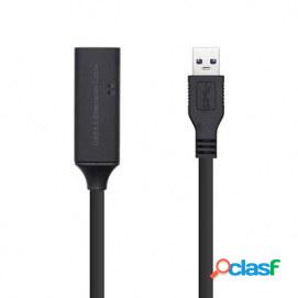 CABLE USB(A)M 3.0 A USB(A)H CON AMPLIFICADOR Y ALIMENTADOR