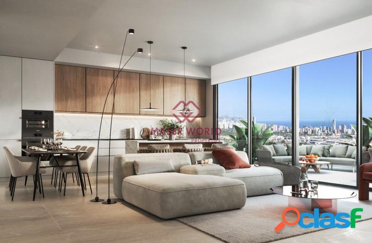 COMPLEJO RESIDENCIAL DE LUJO DE OBRA NUEVA CON VISTAS AL MAR EN FINESTRAT