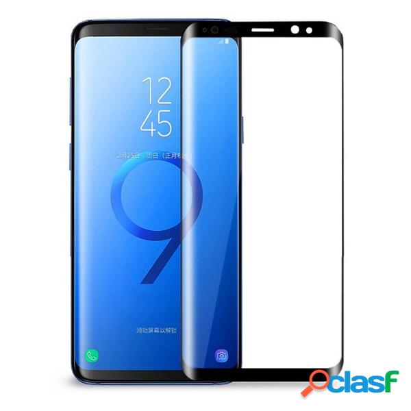 For s8 s9 s9 plus s8 plus note 8 note 9 full cover curved glass s6 s7 edge 3d curved screen protector tempered glass with retailbox