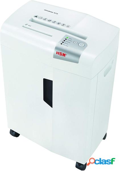 HSM Shredstar X13 - Destructora de papel, corte en partículas, destruye hasta 13 hojas, papelera de 23 litros