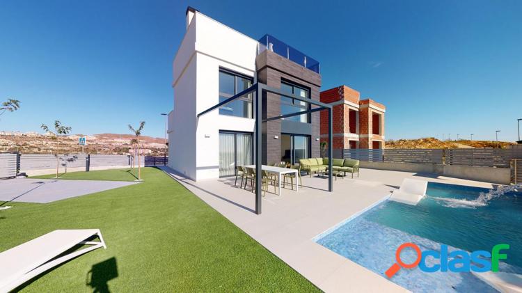 Promoci/xc3/xb3n de villas de obra nueva independientes, con piscina privada y acabados modernos 4