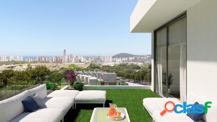 VILLAS DE OBRA NUEVA EN FINESTRAT CON VISTAS AL MAR 4