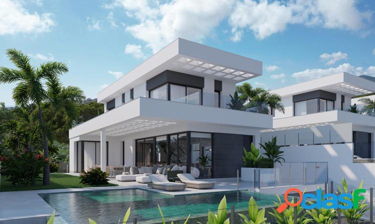 VILLAS DE OBRA NUEVA EN FINESTRAT CON VISTAS AL MAR