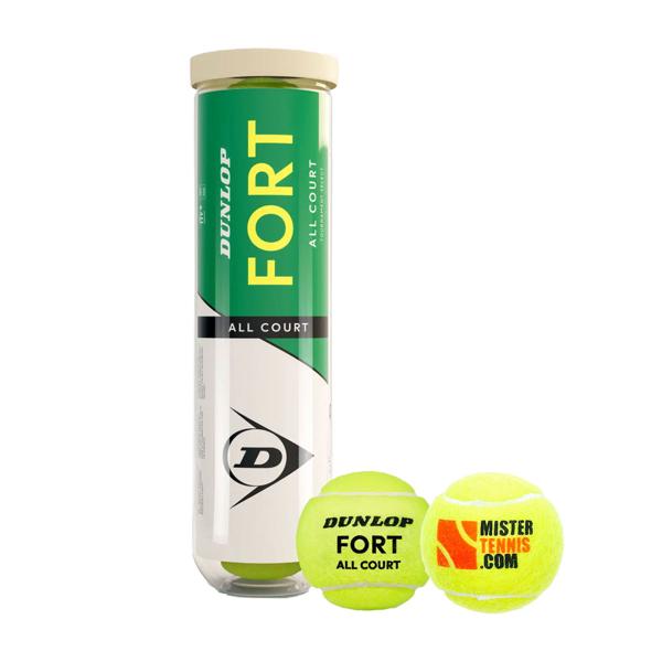 Dunlop fort all court ts mister tennis tubo de 4 pelotas
