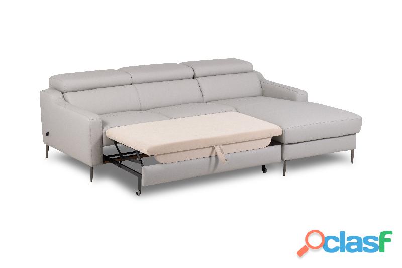 Sofá Lounge Deseo Malmo, Piel Madras 518, Cabeceros Ajustables 4