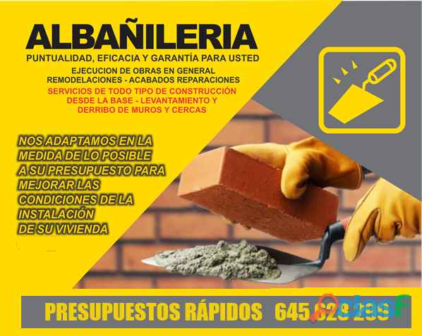 ALBAÑILERÍA PARA COCINA Y BAÑO ALBAÑILERÍA PARA COCINA Y BAÑO